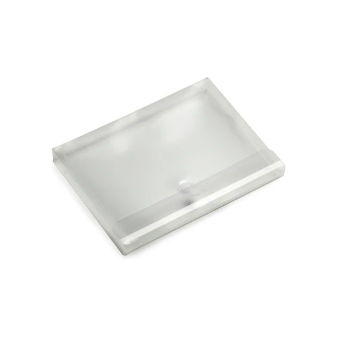 Enveloptas Europel A4 330x250x30mm dwars PP transparant wit