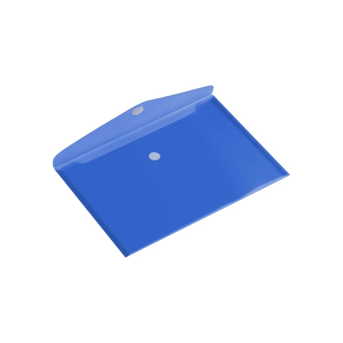 Enveloptas Europel A4 335x240mm dwars PP transparant blauw