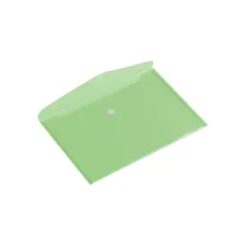 Enveloptas Europel A4 335x240mm dwars PP transparant groen