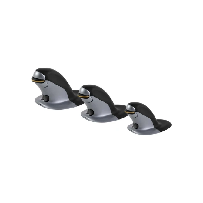 Ergonomische muis Fellowes Penguin draadloos medium