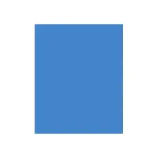 Etalagekarton Folia 1-zijdig 48x68cm 380gr nr312 middenblauw