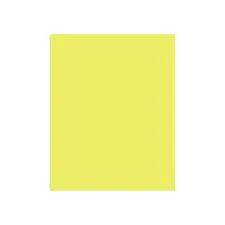 Etalagekarton Folia 1-zijdig 48x68cm 380gr nr911 fluor geel