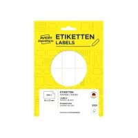 Etiket Avery 3321 32x23mm wit 560 stuks