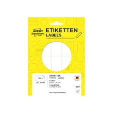Etiket Avery 3321 32x23mm wit 560 stuks Etiket Avery 3321 32x23mm wit 560 stuks