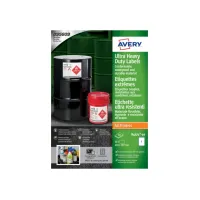 Etiket Avery B4775-50 210x297mm polyethyleen wit 50 etiketten