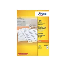 Etiket Avery DP246-100 70x36mm wit 2400 etiketten Etiket Avery DP246-100 70x36mm wit 2400 etiketten