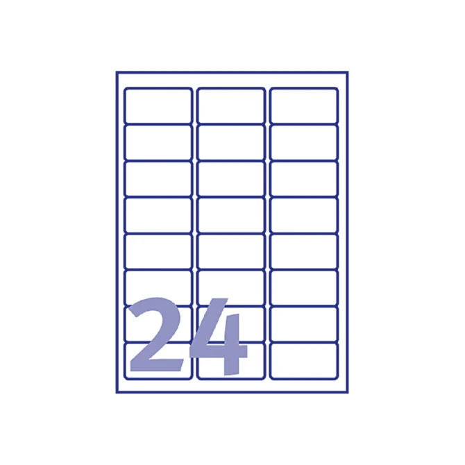 Etiket Avery J8159-10 63.5x33.9mm wit 240 etiketten