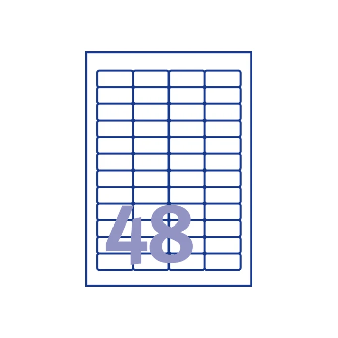 Etiket Avery L4736REV-25 45.7x21.2mm wit 1200 etiketten