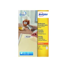 Etiket Avery L4743REV-25 99.1x42.3mm wit 300 etiketten Etiket Avery L4743REV-25 99.1x42.3mm wit 300 etiketten
