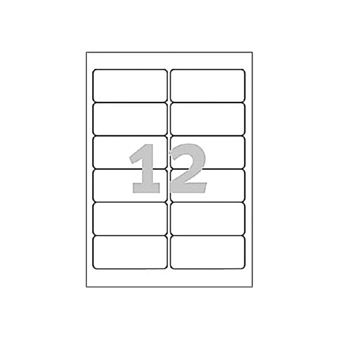 Etiket Avery L4776-20 99.1x42.3mm polyester wit 240 etiketten