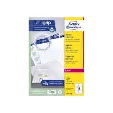 Etiket Avery L7163 99.1x38.1mm wit 1400 etiketten Etiket Avery L7163 99.1x38.1mm wit 1400 etiketten