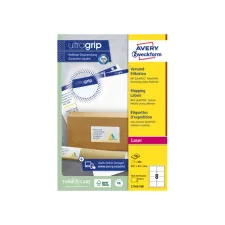 Etiket Avery L7165-100 99.1x67.7mm wit 800 etiketten Etiket Avery L7165-100 99.1x67.7mm wit 800 etiketten