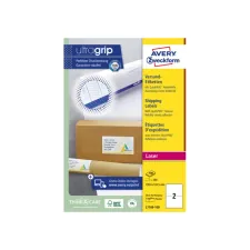 Etiket Avery L7168-100 199.6x143.5mm wit 200 etiketten Etiket Avery L7168-100 199.6x143.5mm wit 200 etiketten