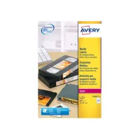 Etiket Avery L7665-25 72x21.2mm voor media tape's 600 etiketten