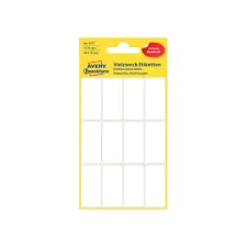 Etiket Avery Zweckform 3077 38x18mm wit 72 etiketten Etiket Avery Zweckform 3077 38x18mm wit 72 etiketten