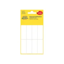 Etiket Avery Zweckform 3079 50x19mm wit 48 etiketten Etiket Avery Zweckform 3079 50x19mm wit 48 etiketten