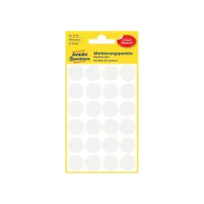 Etiket Avery Zweckform 3170 rond 18mm wit 96 etiketten Etiket Avery Zweckform 3170 rond 18mm wit 96 etiketten