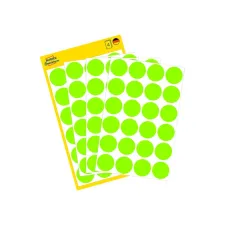 Etiket Avery Zweckform 3174 rond 18mm lichtgroen 96 etiketten Etiket Avery Zweckform 3174 rond 18mm lichtgroen 96 etiketten