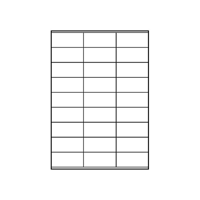 Etiket Avery Zweckform 3479 70x32mm wit 2700stuks