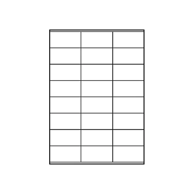 Etiket Avery Zweckform 3490 70x36mm wit 600stuks