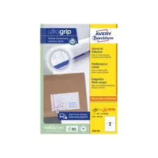 Etiket Avery Zweckform 3655-200 210x148mm A5 wit 400stuks
