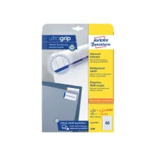 Etiket Avery Zweckform 4780 48.5x25.4mm wit 1000stuks