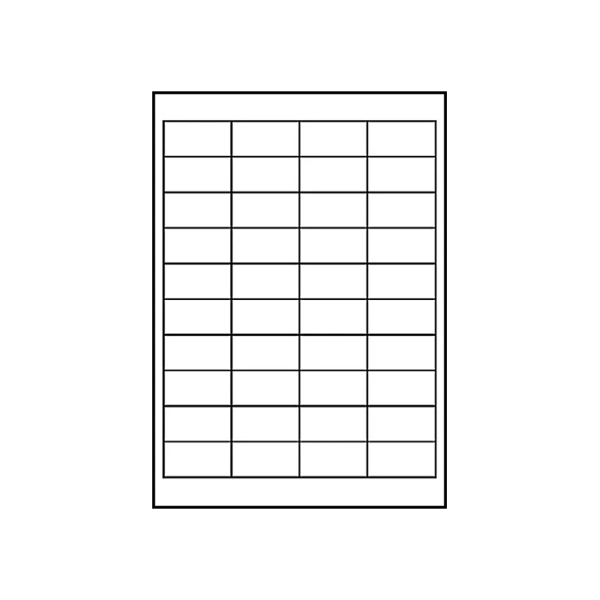 Etiket Avery Zweckform 4780 48.5x25.4mm wit 1000stuks