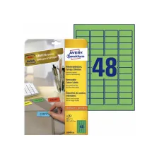Etiket Avery Zweckform L6040-20 45.7x21.2mm groen 960stuks