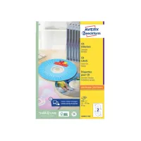 Etiket Avery Zweckform L6043-100 CD wit 200stuks
