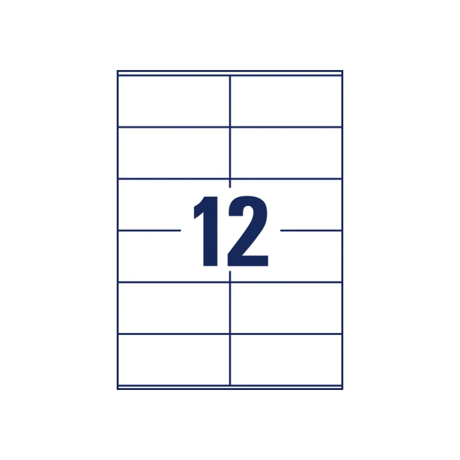 Etiket Avery Zweckform L7875-20 105x48mm 240 etiketten