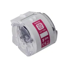 Etiket Brother CZ-1004 multifunctioneel 25mm 1 rol á 5m wit