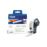 Etiket Brother DK-11203 naamkaart ordner 17x87mm 1 rol á 300 stuks wit