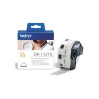 Etiket Brother DK-11218 rond 24mm 1 rol á 1000 stuks wit