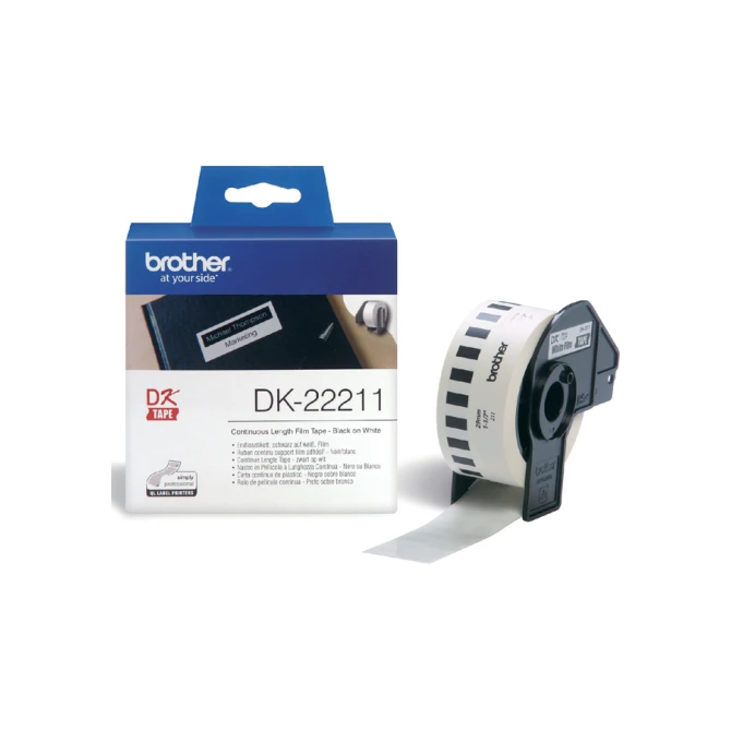 Etiket Brother DK-22211 doorlopend 29mm 1 rol á 15m wit