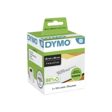 Etiket Dymo LabelWriter adressering 28x89mm 2 rollen á 130 stuks wit Etiket Dymo LabelWriter adressering 28x89mm 2 rollen á 130 stuks wit