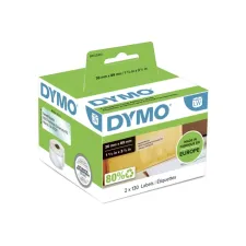 Etiket Dymo LabelWriter adressering 36x89mm 2 rollen á 130 stuks transparant Etiket Dymo LabelWriter adressering 36x89mm 2 rollen á 130 stuks transparant