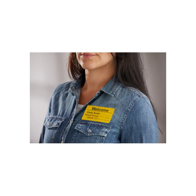 Etiket Dymo LabelWriter naamkaart 54x101mm 1 rol á 220 stuks geel