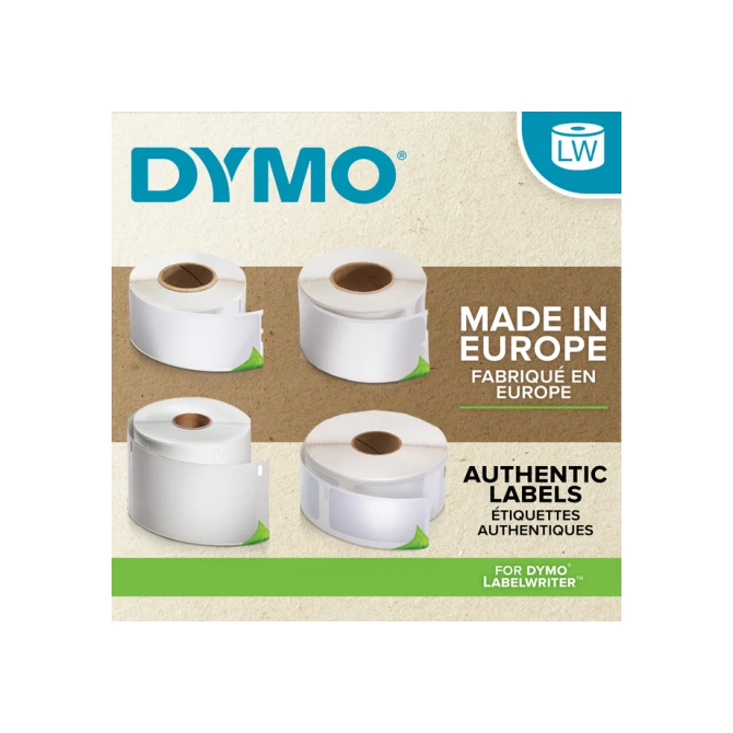 Etiket Dymo LabelWriter naamkaart 54x101mm 1 rol á 220 stuks geel