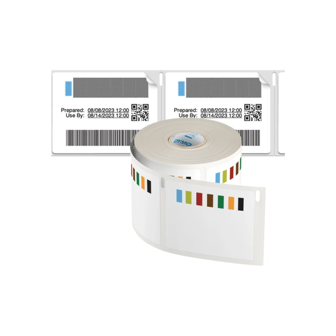 Etiket Dymo LabelWriter voedselhoudbaarheid 54x70mm 1 rol á 400 etiketten wit