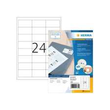 Etiket HERMA 10779 66x33.8mm wit 1920stuks