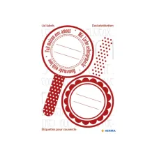 Etiket HERMA 15446 keuken new look rood
