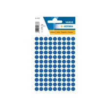 Etiket HERMA 1833 rond 8mm donkerblauw 540 etiketten
