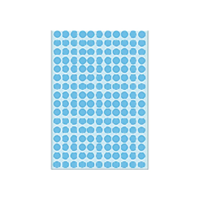 Etiket HERMA 2213 rond 8mm blauw 5632stuks