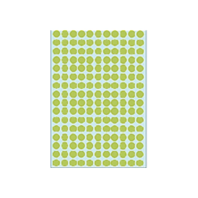 Etiket HERMA 2215 rond 8mm groen 5632stuks