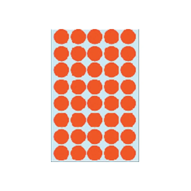 Etiket HERMA 2252 rond 19mm rood 1280stuks