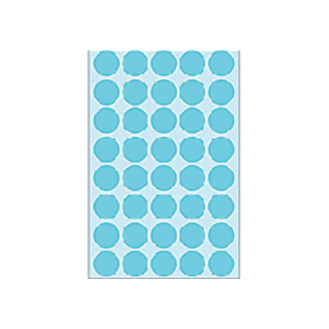 Etiket HERMA 2253 rond 19mm blauw 1280stuks