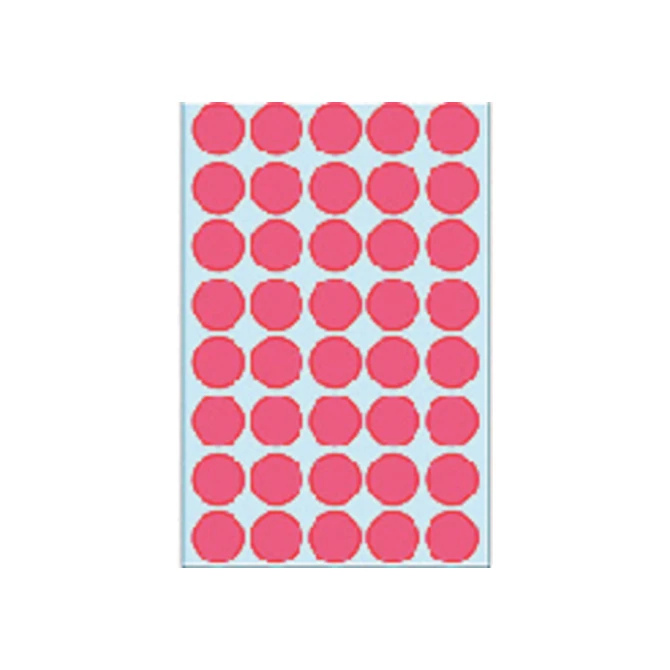 Etiket HERMA 2256 rond 19mm fluor rood 960stuks