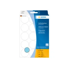Etiket HERMA 2273 rond 32mm blauw 480stuks