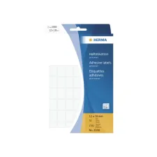 Etiket HERMA 2340 12x18mm wit 1792 stuks