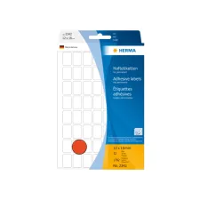 Etiket HERMA 2342 12x18mm rood 1792stuks
